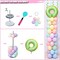 Balloon Column Stand Set of 2 - Adjustable 7-Foot Balloon Arch Stands with Bases for Floor, Tall Balloon Tower Pillar Assembly Kit for Graduation, Birthday Parties, Baby Showers, and Decorations
